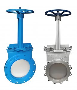 刀型閘閥 PZ73X—10R  DN100 PN10（配反法蘭、